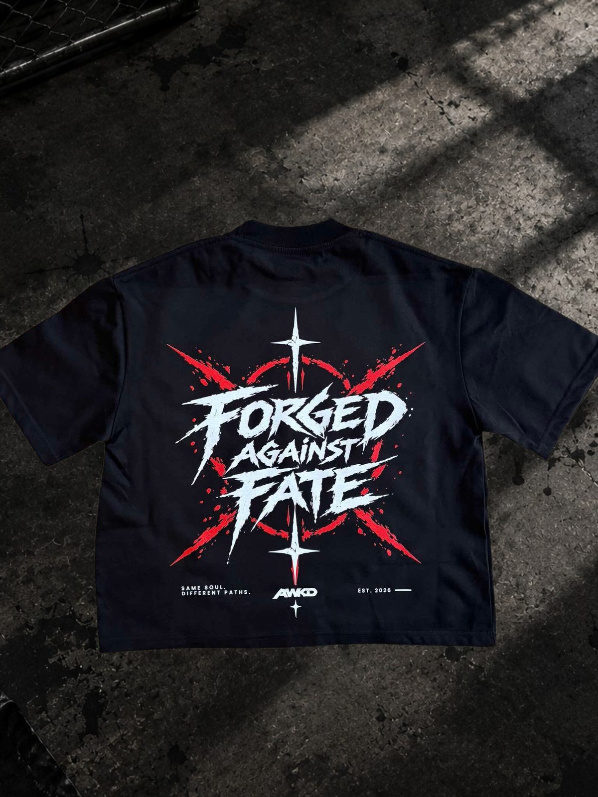 Forged Against Fate – Black back flat